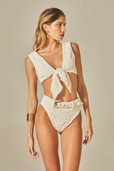 Beatriz Bikini in Off White