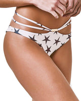 Cross Bikini in Blue Star Print - Empress Brasil International