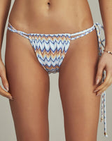 Danielle Bikini Blue Chevron Print